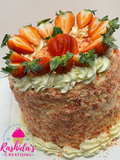 Strawberry Crunch Cake